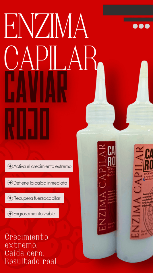 ENZIMA CAPILAR CAVIAR ROJO - MEGA OFERTA - YennCars Online
